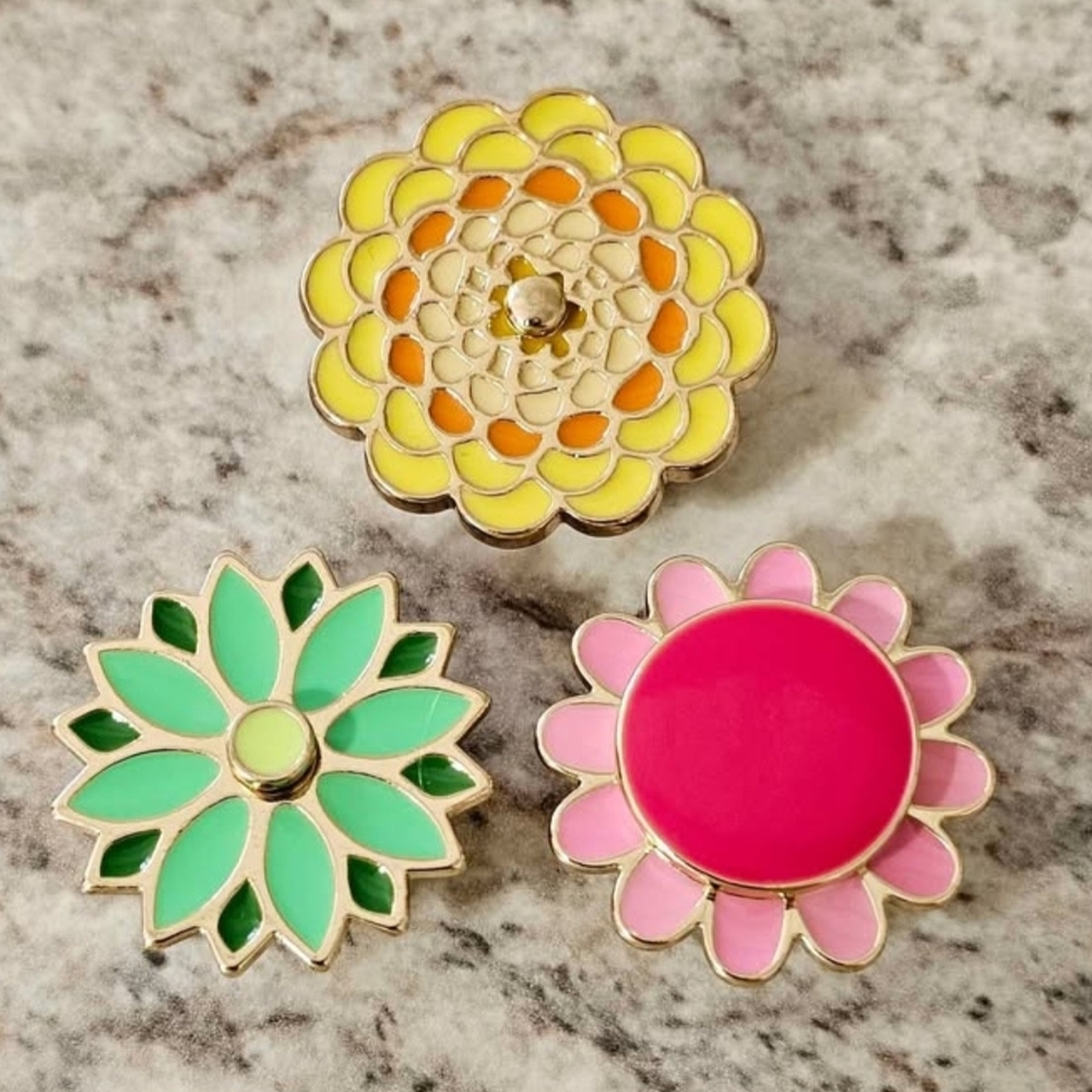 Croc Jibbitz Floral Enamel Charms